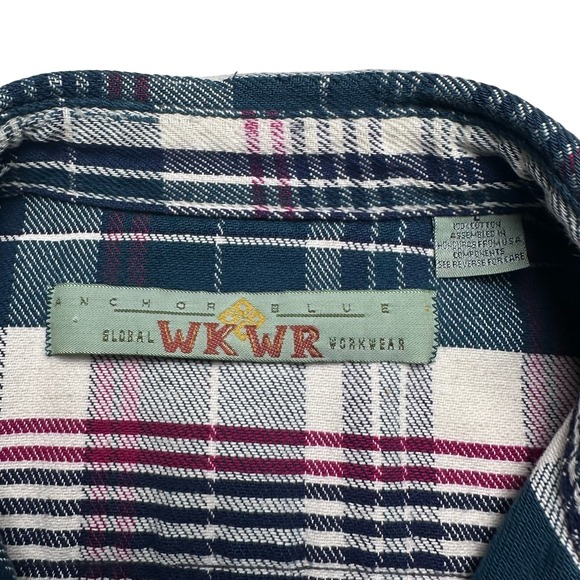 Anchor Blue | Men | Y2K Vintage Double Pocket Heavy Twill Shirt Jacket | Large - Picture 6 of 10